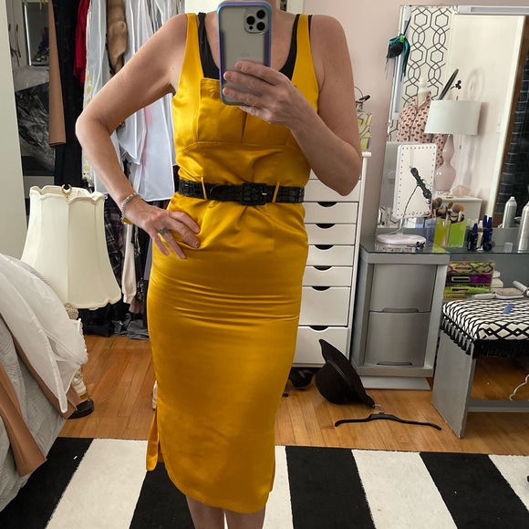 LAMB silk wiggle dress - Picture 17 of 17